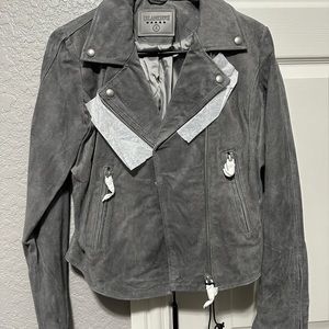 BlankNYC Suede Moto Jacket